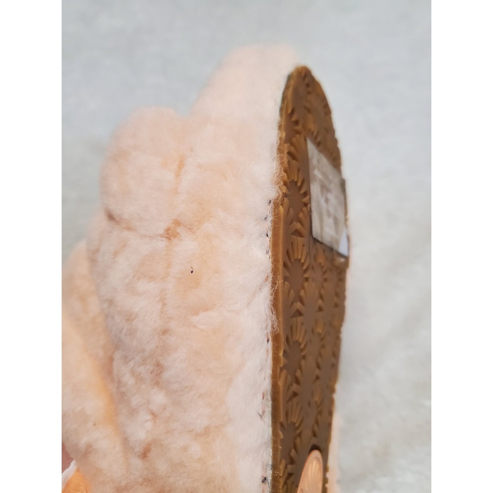 Ugg Peach Fluff Yeah Slip On Slingback Platform Slides Shoes 9 Cozy Winter - Picture 6 of 11